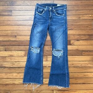 Rag and Bone 10in Flare denim